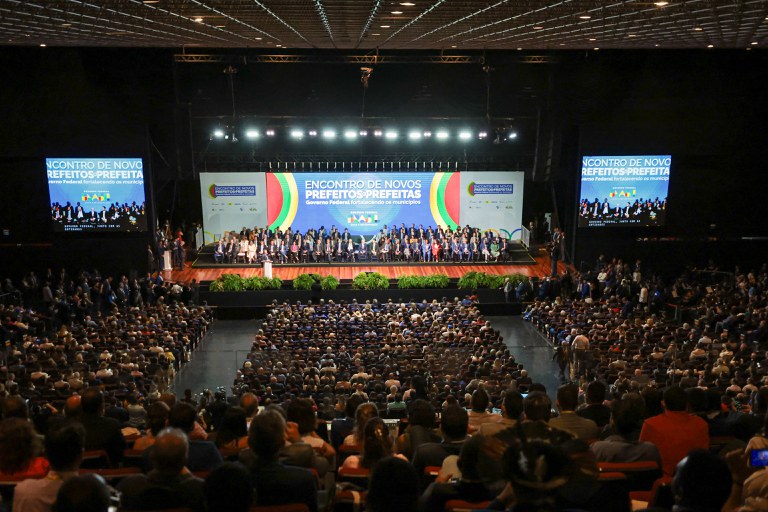 Encontro de Novos Prefeitos e Prefeitas reuniu mais de 25 mil pessoas em Brasília. Foto: Gil Ferreira / ASCOM-SRI